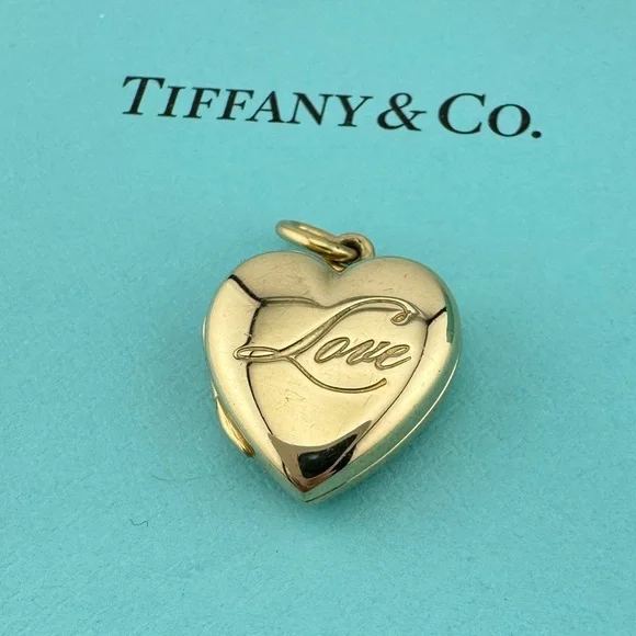 RARE Tiffany & Co. 14k Love Locket in Yellow Gold ✨ - Picture 1 of 6